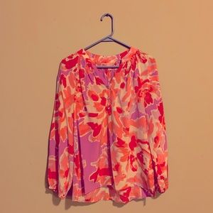 Lilly Pulitzer Soiree Purple Serenade Elsa Top